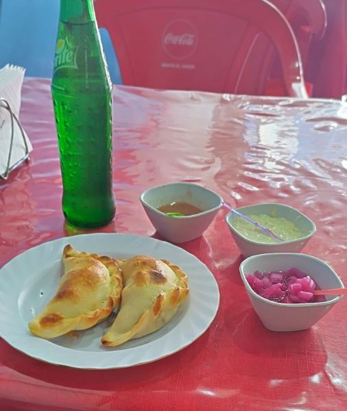 Empanadas for lunch in Tarija
