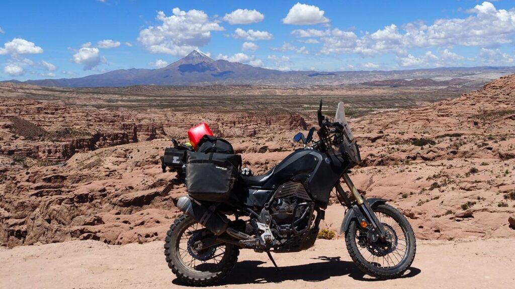 Yamaha Tenere 700 near Tupiza, Bolivia